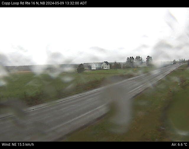 Web Cam image of Copp Loop Road (NB Highway 16)