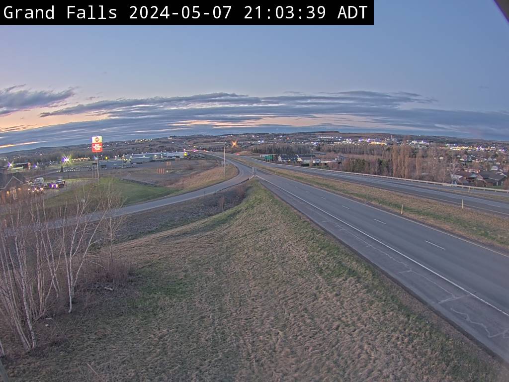 Web Cam image of Grand Falls (NB Highway 2)