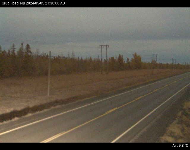 Web Cam image of Grub Road (NB Highway 10)