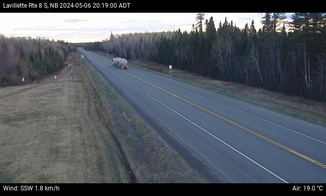Web Cam image of Lavillette (NB Highway 8)