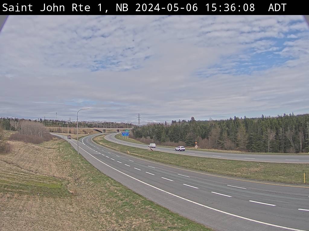 Web Cam image of Saint John (NB Highway 1)