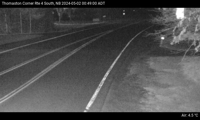 Web Cam image of Thomaston Corner (NB Highway 4)