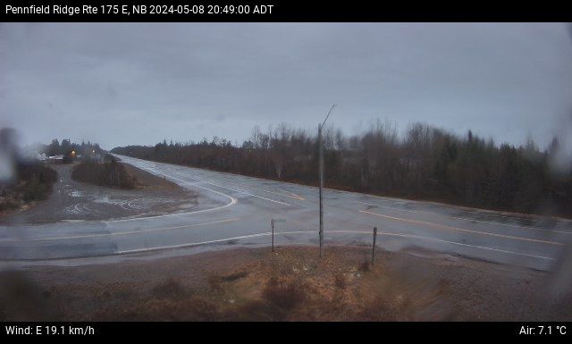 Web Cam image of Pennfield Ridge (NB Highway 175)